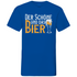 Der Schöne und das Bier - Herren V-Neck Shirt Royal Blue