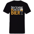 Der Schöne und das Bier - Herren V-Neck Shirt Black
