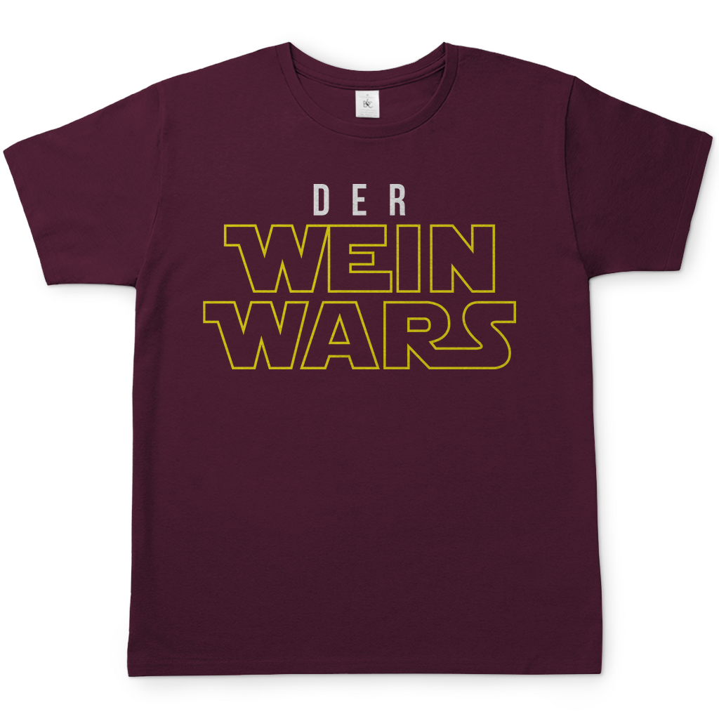Der Wein Wars Star Wars - Herren Shirt Burgundy