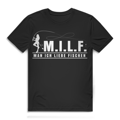 MILF Man ich liebe Fischen – Lustiges Angler Funshirt für Männer