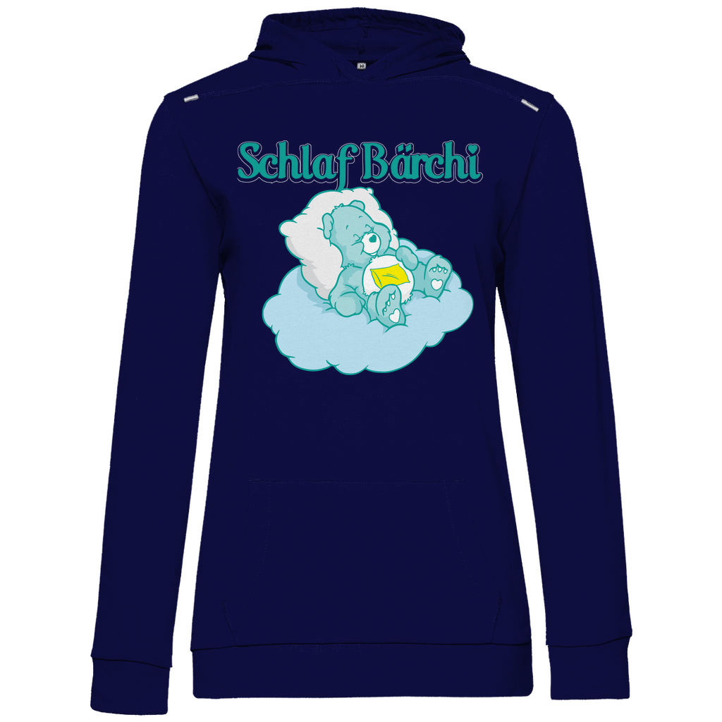 Schlaf Bärchi - Glücksbärchi - Damen Hoodie Navy Blue