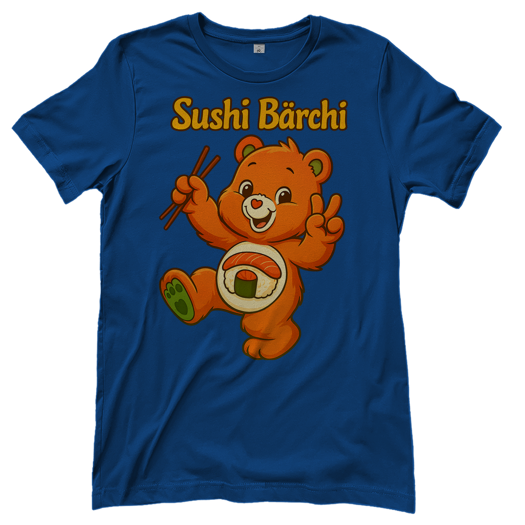 Sushi Bärchi - Glücksbärchi - Damen T-Shirt Royal Blue