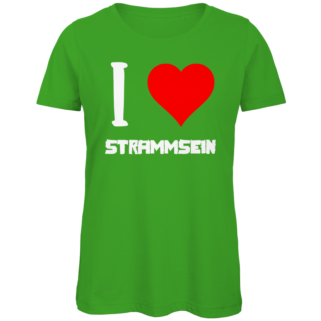 I love Strammsein - Damen Premium Bio T-Shirt