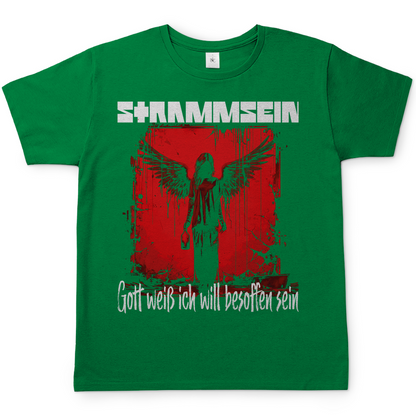 Strammsein Gott weiß ich will besoffen sein - Herren Shirt