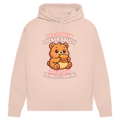 Damen Premium Bio Hoodie Das Ist Kein Dicker Bauch Das Ist Ein Feinkost Gewölbe Teddybär