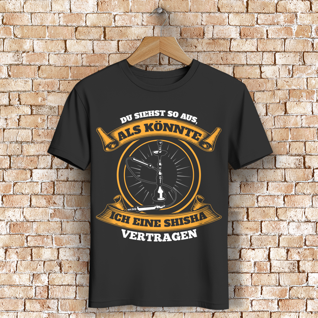 Hookah Funshirt – Männer T-Shirt mit Shisha-Motiv &amp; Spruch