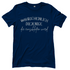 Wahrscheinlich diejenige Partnerlook - Die einschlafen wird - Damenshirt Navy