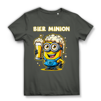 Lustiges Damen Premium Bio T-Shirt – Bier Minion Design für Bierliebhaberinnen