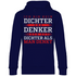 Oft dichter als man denkt - Unisex Hoodie Navy Blue