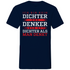 Oft dichter als man denkt - Herren V-Neck Shirt Navy