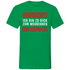 Vorsicht ich bin zu dick zum wegrennen ich Kämpfe! - Herren V-Neck Shirt Kelly Green