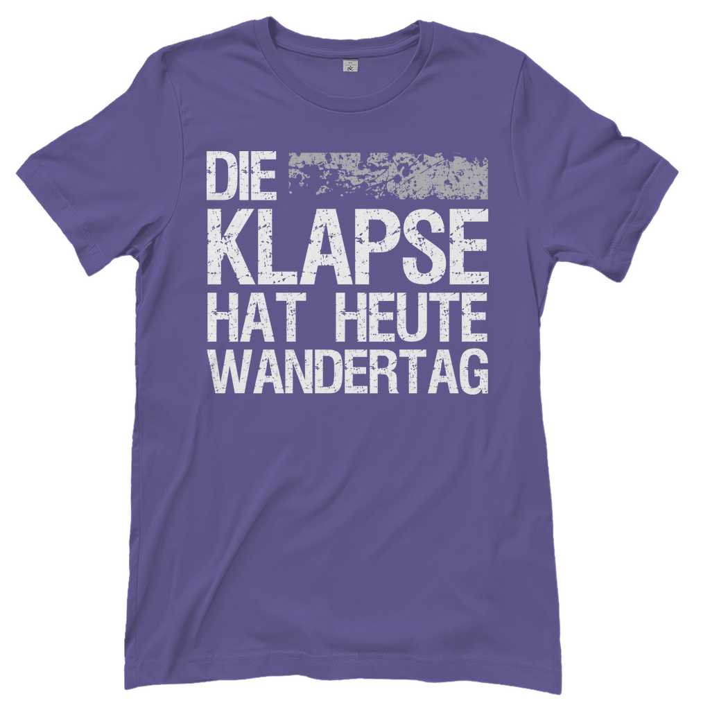 Die Klapse hat heute Wandertag - Damenshirt Millennial Lilac