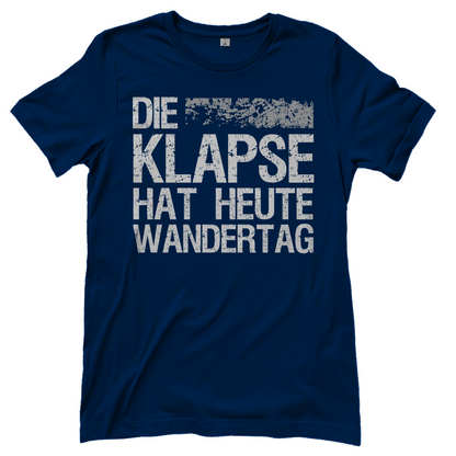 Die Klapse hat heute Wandertag - Damenshirt Navy