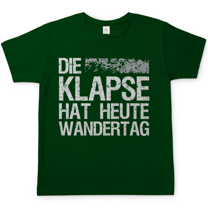 Die Klapse hat heute Wandertag - Herren Shirt Bottle Green