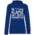Die Klapse hat heute Wandertag - Damen Hoodie Royal