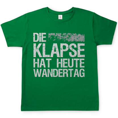 Die Klapse hat heute Wandertag - Herren Shirt Kelly Green