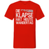 Die Klapse hat heute Wandertag - Herren V-Neck Shirt Red