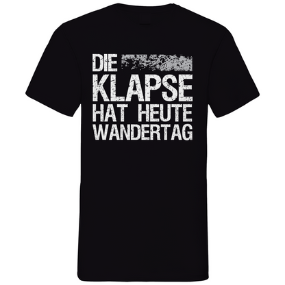 Die Klapse hat heute Wandertag - Herren V-Neck Shirt Black