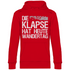 Die Klapse hat heute Wandertag - Unisex Hoodie Red