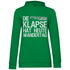 Die Klapse hat heute Wandertag - Damen Hoodie Kelly Green