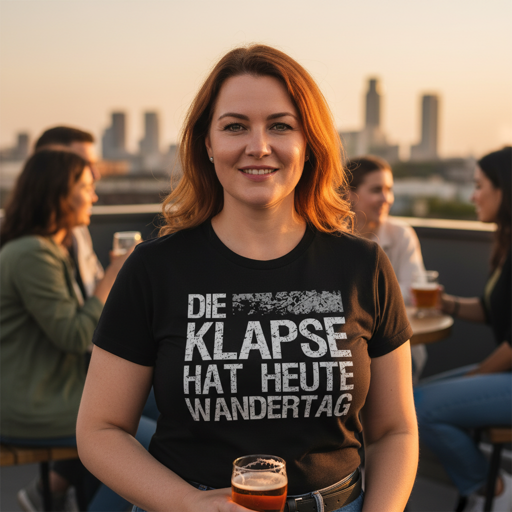 Die Klapse hat heute Wandertag - Damenshirt