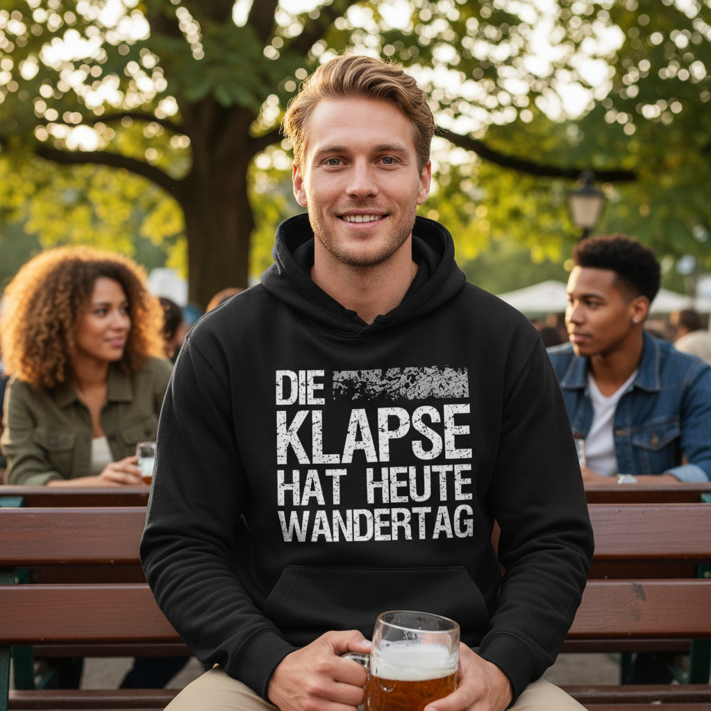 Die Klapse hat heute Wandertag - Unisex Hoodie