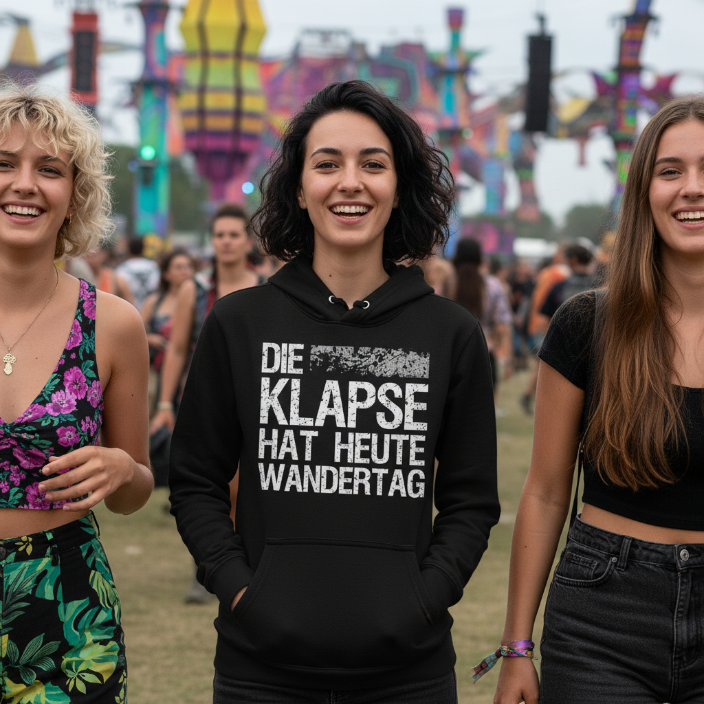 Die Klapse hat heute Wandertag - Damen Hoodie