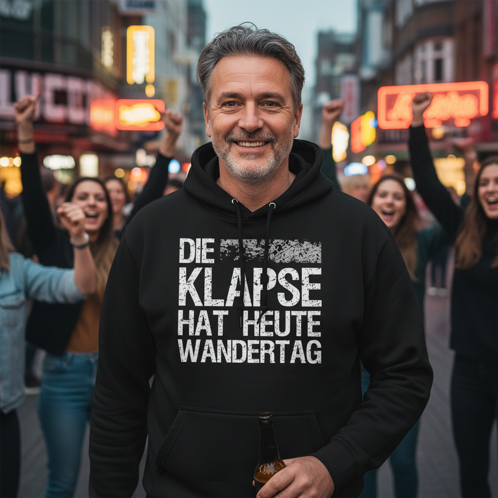 Die Klapse hat heute Wandertag - Unisex Hoodie