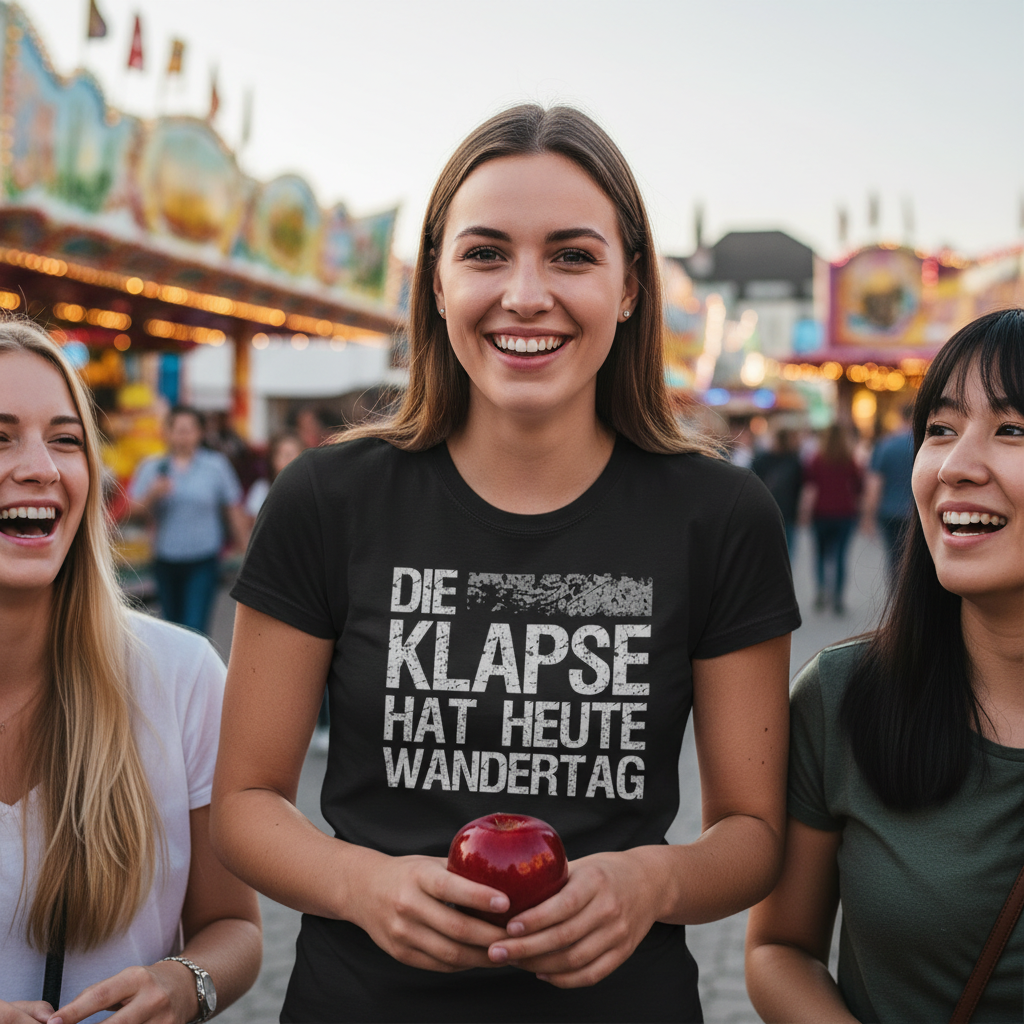 Die Klapse hat heute Wandertag - Damenshirt