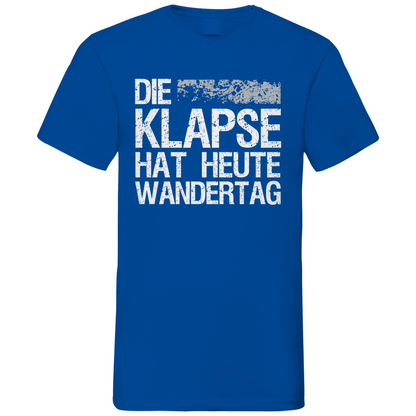 Die Klapse hat heute Wandertag - Herren V-Neck Shirt Royal Blue