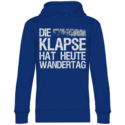 Die Klapse hat heute Wandertag - Unisex Hoodie Royal