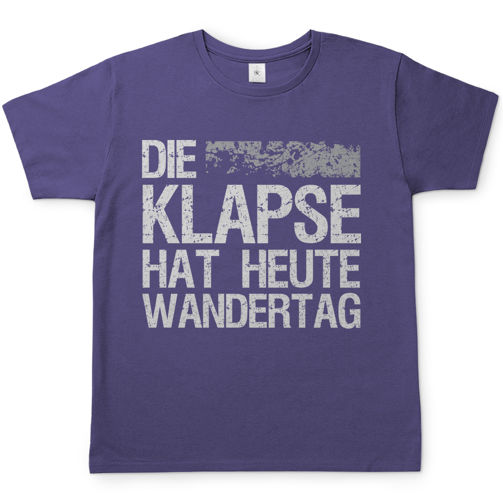 Die Klapse hat heute Wandertag - Herren Shirt Millennial Lilac