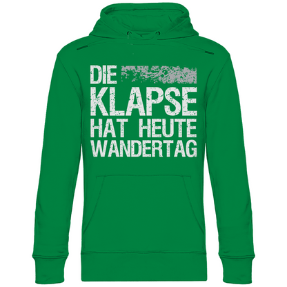 Die Klapse hat heute Wandertag - Unisex Hoodie Kelly Green