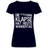 Die Klapse hat heute Wandertag - V-Neck Damenshirt Deep Navy