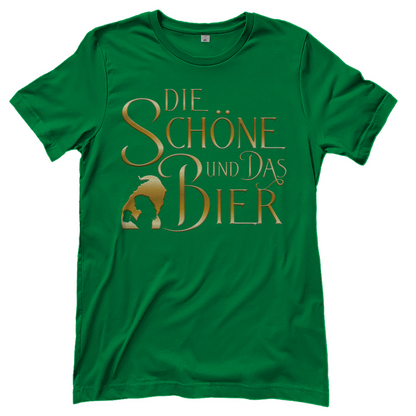 Die Schöne und das Biest Bier - Damenshirt Kelly Green