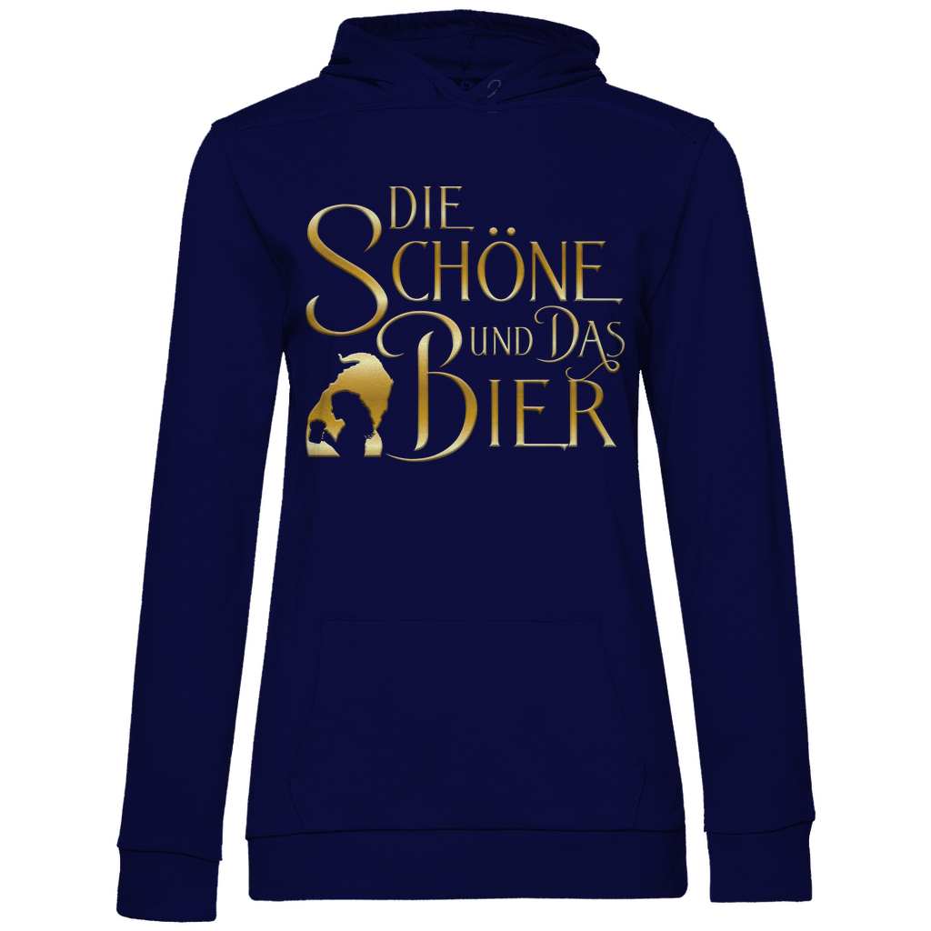 Die Schöne und das Biest Bier - Damen Hoodie Navy Blue