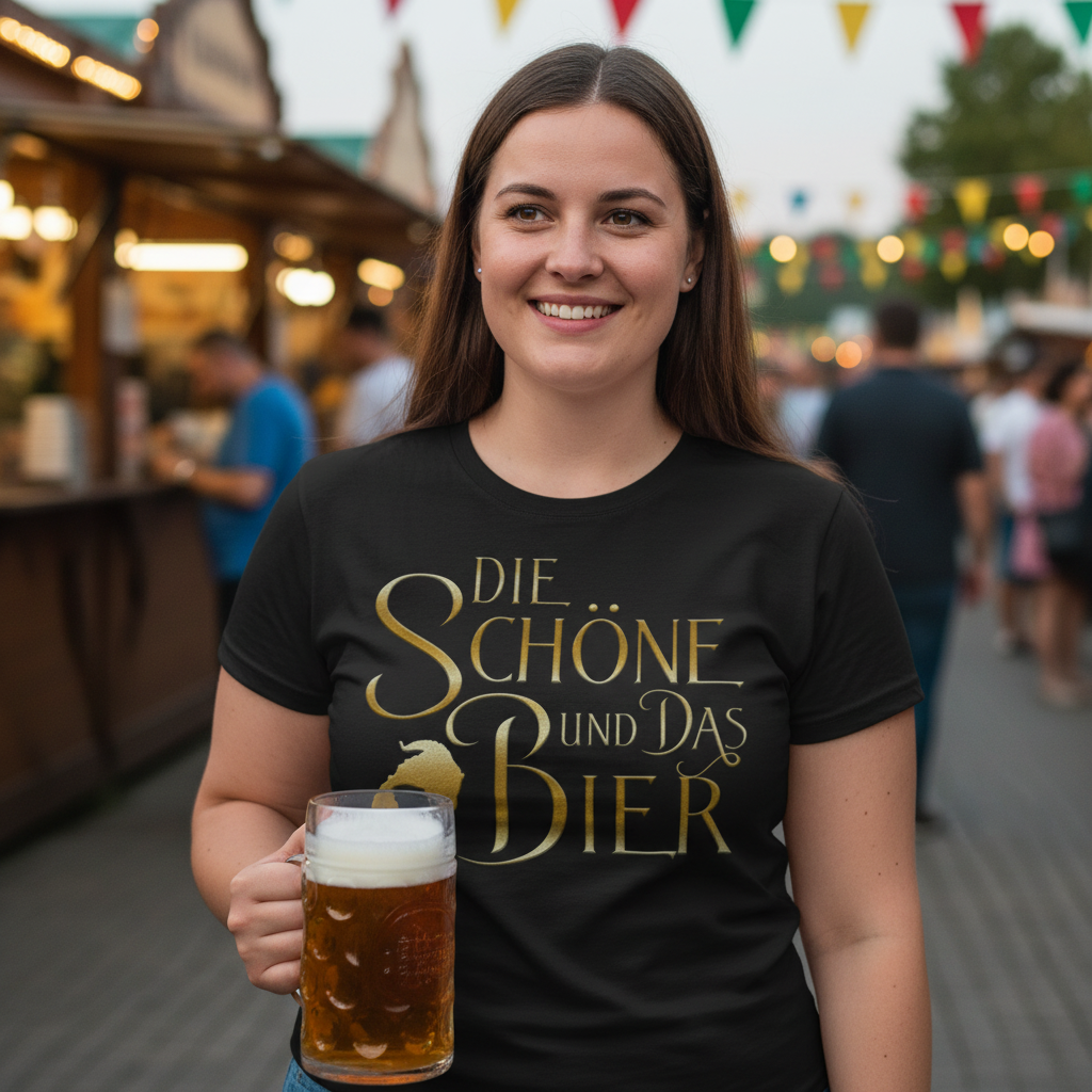 Die Schöne und das Biest Bier - Damenshirt