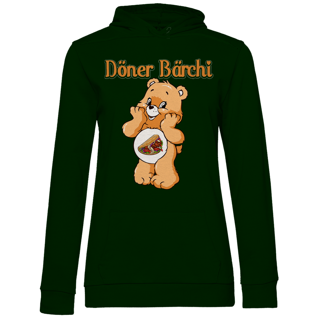 Döner Bärchi - Glücksbärchi - Damen Hoodie Forest Green