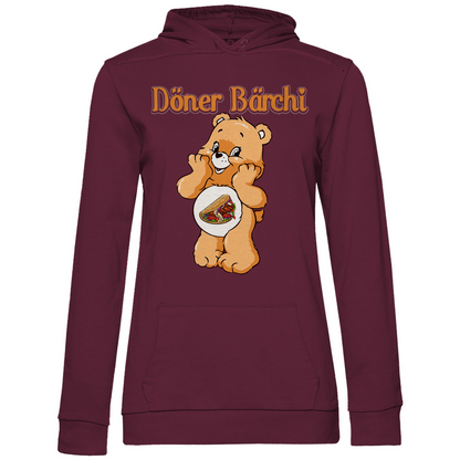 Döner Bärchi - Glücksbärchi - Damen Hoodie Wine