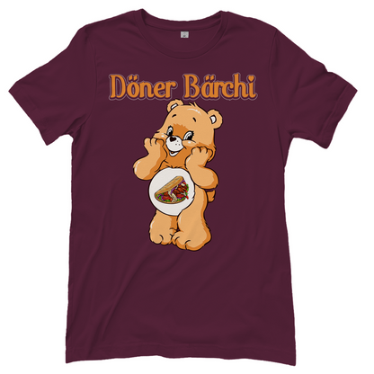 Döner Bärchi - Glücksbärchi - Damenshirt Burgundy