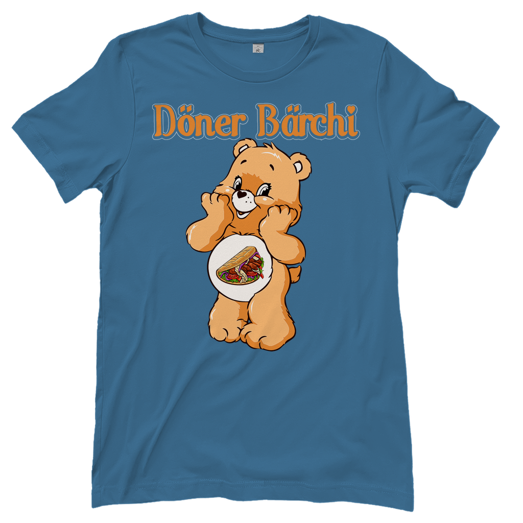 Döner Bärchi - Glücksbärchi - Damenshirt Stone Blue