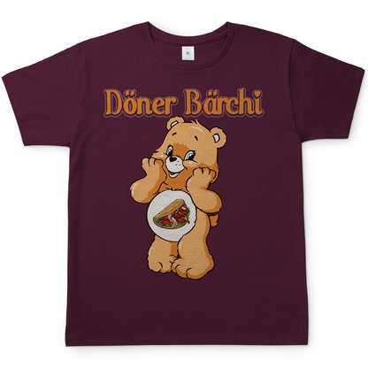 Döner Bärchi - Glücksbärchi - Herren Shirt Burgundy