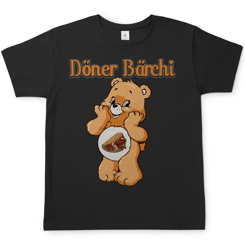 Döner Bärchi - Glücksbärchi - Herren Shirt Black