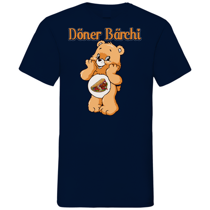 Döner Bärchi - Glücksbärchi - Herren V-Neck Shirt Navy