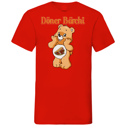 Döner Bärchi - Glücksbärchi - Herren V-Neck Shirt Red