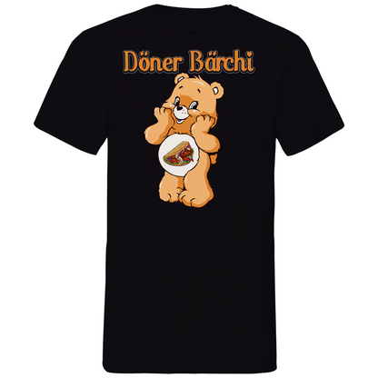 Döner Bärchi - Glücksbärchi - Herren V-Neck Shirt Black