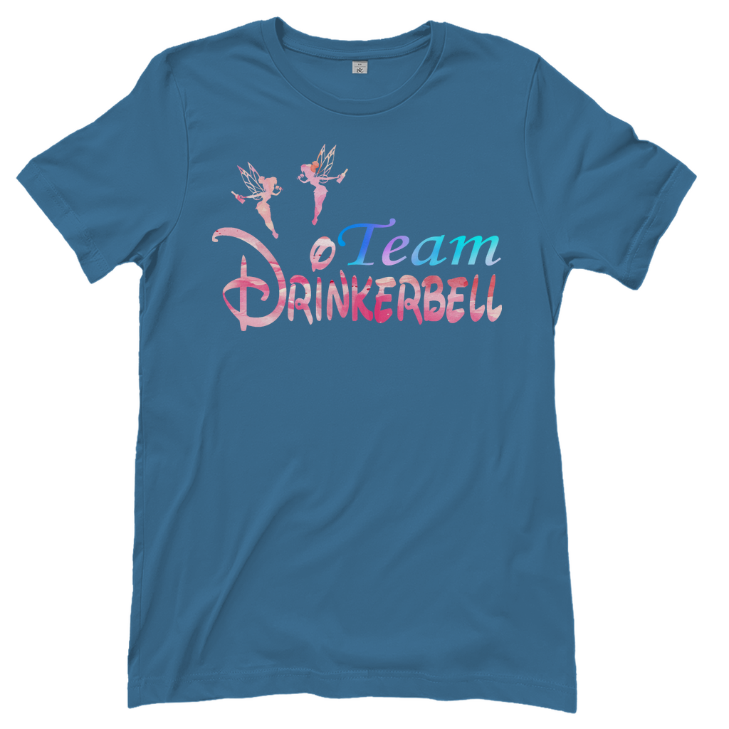 Team Drinkerbell - Damenshirt Stone Blue