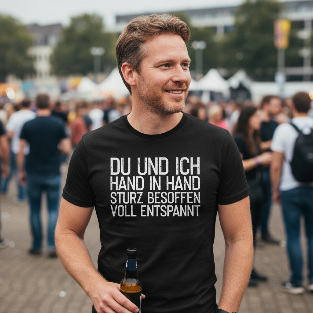 Du und ich Hand in Hand - Herren Shirt