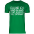Du und ich Hand in Hand - Herren Shirt Kelly Green
