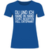 Du und ich Hand in Hand - Damenshirt Royal Blue